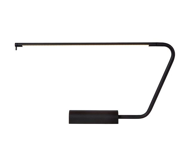 Lucide madison bureaulamp led dimbaar 1x6,5w 2700k zwart - afbeelding 1 van  3