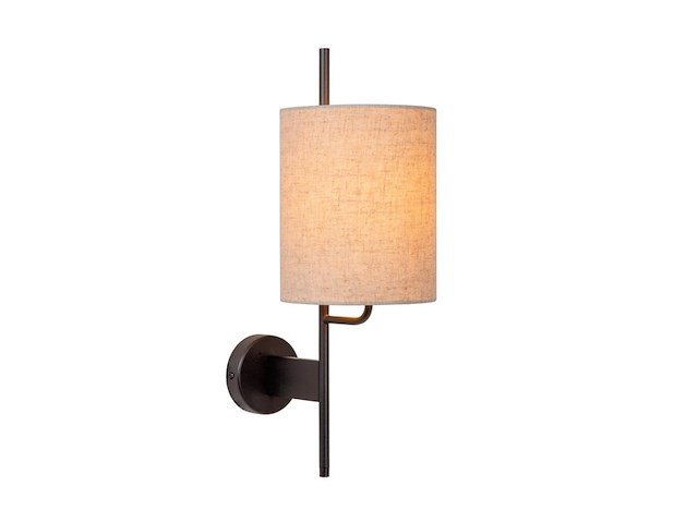 Lucide magic wandlamp 1xe27 met usb oplaadpunt zwart - afbeelding 1 van  3