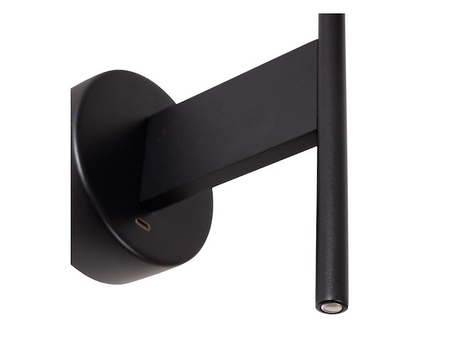 Lucide magic wandlamp 1xe27 met usb oplaadpunt zwart - afbeelding 2 van  3