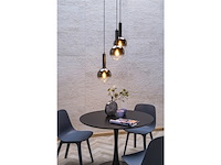 Lucide marius hanglamp 485 cm 3xe27 zwart - afbeelding 2 van  2