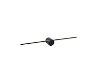 Lucide mizar wandlamp badkamer zwart - afbeelding 1 van  2