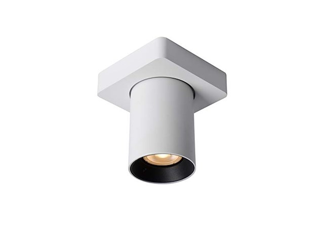 Lucide nigel plafondlamp led dim to warm gu10 wit - afbeelding 2 van  2