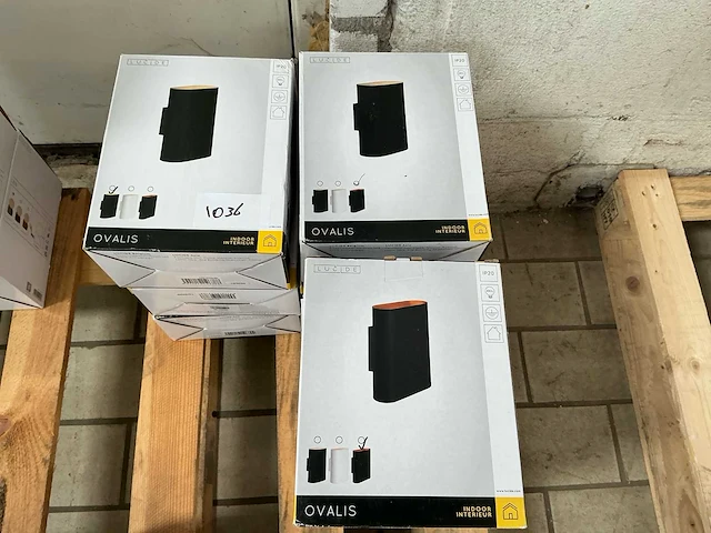 Lucide ovalis wandlampen (9x) - afbeelding 1 van  2
