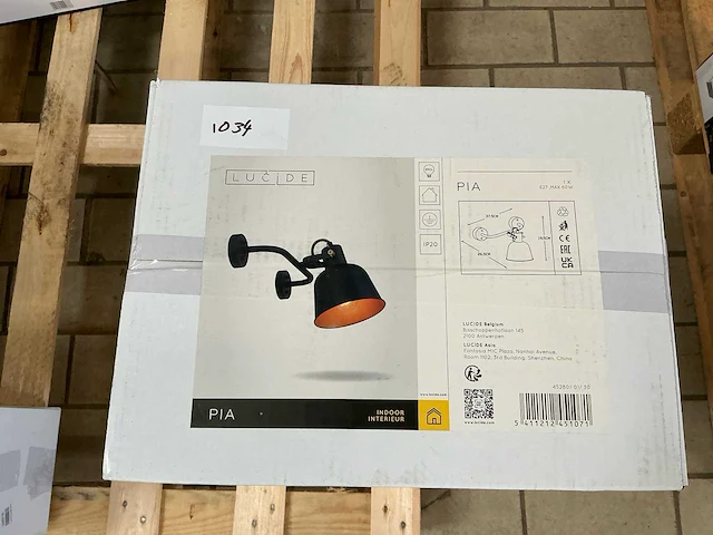 Lucide pia wandlampen (2x) - afbeelding 1 van  2