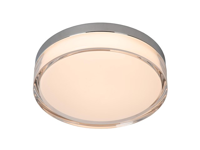 Lucide plano plafondlamp badkamer 23 cm led dimbaar ip44 opaal - afbeelding 1 van  4