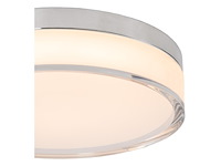 Lucide plano plafondlamp badkamer 23 cm led dimbaar ip44 opaal - afbeelding 2 van  4