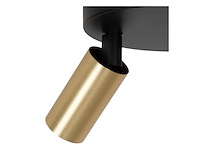 Lucide ritmo plafondspot mat goud / messing - afbeelding 3 van  3