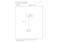 Lucide sensas vloerlamp 2xgu10 beige - afbeelding 3 van  4