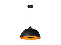 Lucide siemens pendant lights diameter 40 cm 1 x e27 black - afbeelding 1 van  3