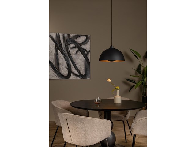 Lucide siemens pendant lights diameter 40 cm 1 x e27 black - afbeelding 3 van  3