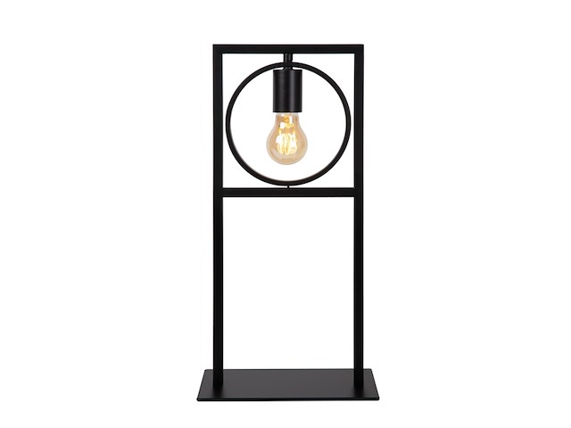 Lucide suustafellamp 1xe27 zwart - afbeelding 1 van  2