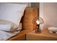 Lucide tafellamp fungo rookglas - afbeelding 3 van  4