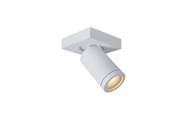 Lucide taylor plafondspot badkamer led ip44 wit - afbeelding 1 van  2