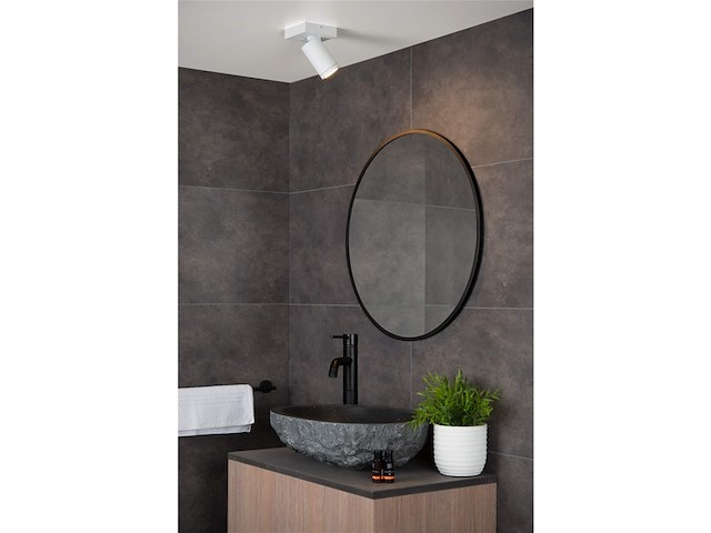 Lucide taylor plafondspot badkamer led ip44 wit - afbeelding 2 van  2