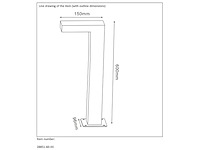 Lucide texas sokkellamp led 1x7w 3000k ip54 antraciet - afbeelding 2 van  3