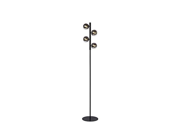 Lucide tycho vloerlamp 4xg9 zwart - afbeelding 1 van  2