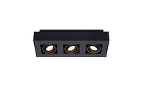 Lucide xirax plafondspot led dim to warm gu10 2200k/3000k zwart