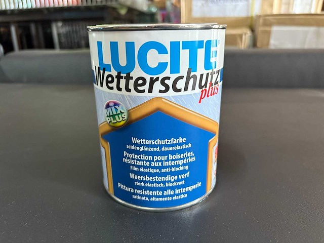 Lucite - weersbestendige verf - vol wit 2902 (300x) - afbeelding 2 van  5