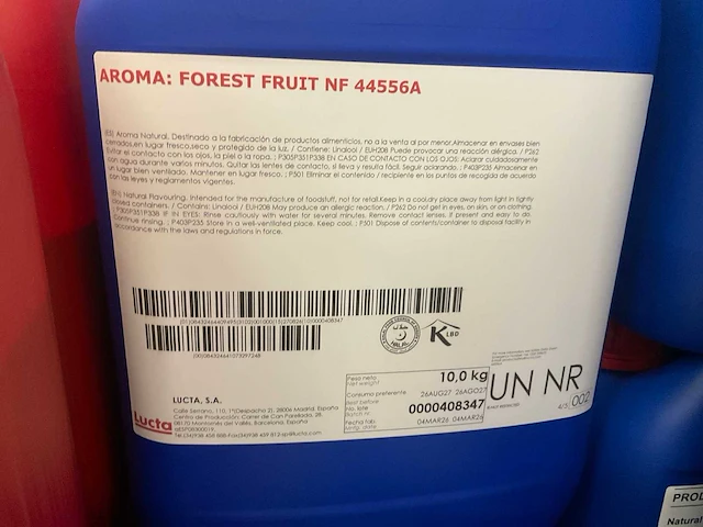 Lucta natuurlijk bosvruchtenaroma 10kg (4x) - afbeelding 1 van  2