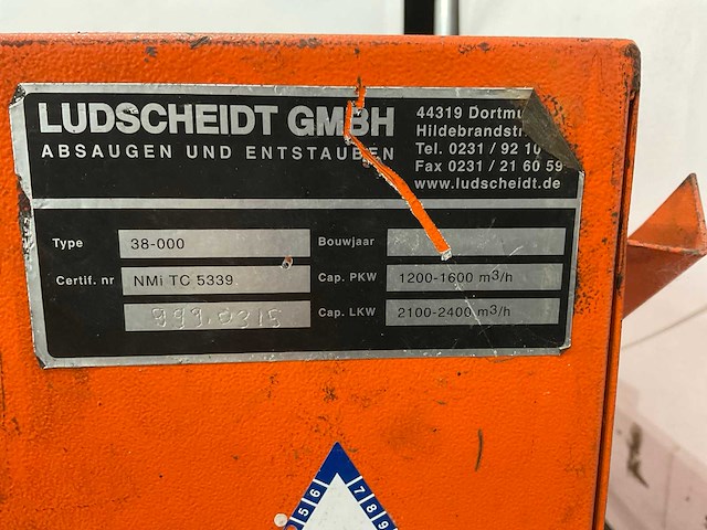 Ludscheidt - 38-000 - mobiele afzuiging - afbeelding 2 van  10