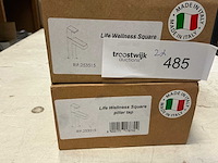 Lufe wellness square wastafelkraan (2x) - afbeelding 2 van  2