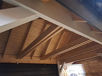 Lugarde blokhut (vuren) met veranda en zadeldak - 536x250cm - afbeelding 12 van  19