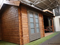 Lugarde blokhut (vuren) met veranda en zadeldak - 536x250cm - afbeelding 3 van  26