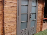 Lugarde blokhut (vuren) met veranda en zadeldak - 536x250cm - afbeelding 4 van  26