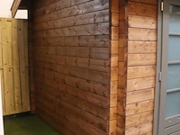 Lugarde blokhut (vuren) met veranda en zadeldak - 536x250cm - afbeelding 6 van  26