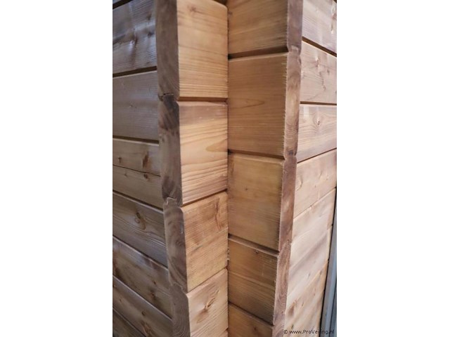 Lugarde blokhut (vuren) met veranda en zadeldak - 536x250cm - afbeelding 7 van  26