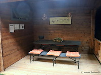 Lugarde blokhut (vuren) met veranda en zadeldak - 536x250cm - afbeelding 9 van  26