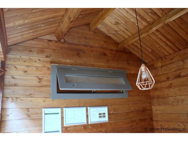 Lugarde blokhut (vuren) met veranda en zadeldak - 536x250cm - afbeelding 10 van  26