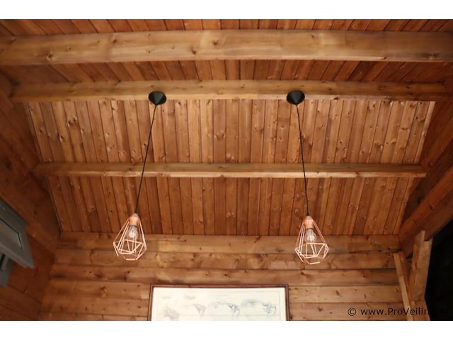 Lugarde blokhut (vuren) met veranda en zadeldak - 536x250cm - afbeelding 11 van  26