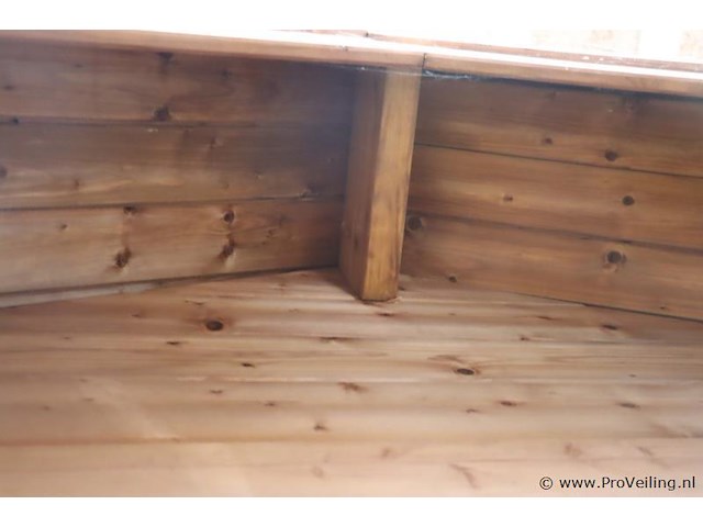 Lugarde blokhut (vuren) met veranda en zadeldak - 536x250cm - afbeelding 19 van  26