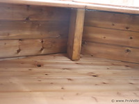 Lugarde blokhut (vuren) met veranda en zadeldak - 536x250cm - afbeelding 19 van  26