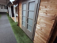 Lugarde blokhut (vuren) met veranda en zadeldak - 536x250cm - afbeelding 22 van  26