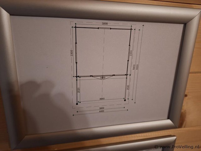 Lugarde blokhutveranda - 600x440cm - afbeelding 2 van  11
