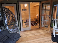 Lugarde blokhutveranda - 600x440cm - afbeelding 7 van  11