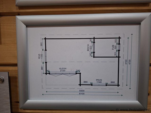 Lugarde tuinblokhut - 610x470cm - afbeelding 4 van  14