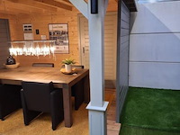 Lugarde vuren tuinhuis met overkapping - 636x180cm - afbeelding 10 van  15