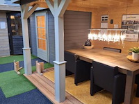 Lugarde vuren tuinhuis met overkapping - 636x180cm - afbeelding 11 van  15