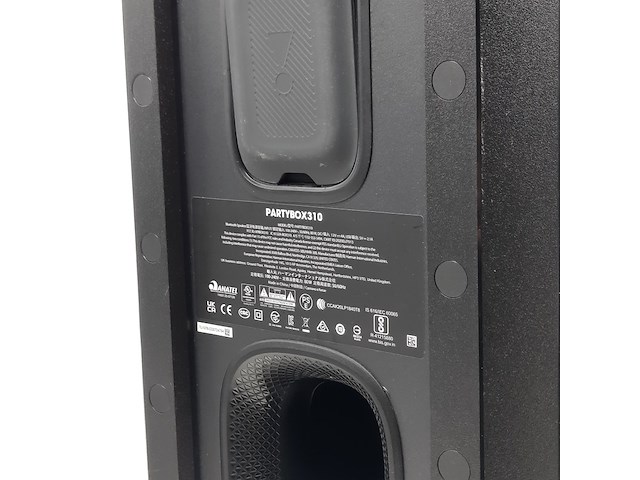 Luidspreker, jbl, partybox 310 - afbeelding 5 van  16