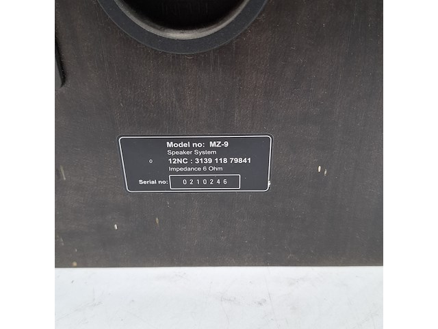 Luidspreker, philips, mz-9 - afbeelding 9 van  12