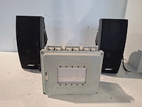 Luidsprekerset met versterker, 2x bose 251, 1x technomad outdoor amplifier - afbeelding 1 van  6