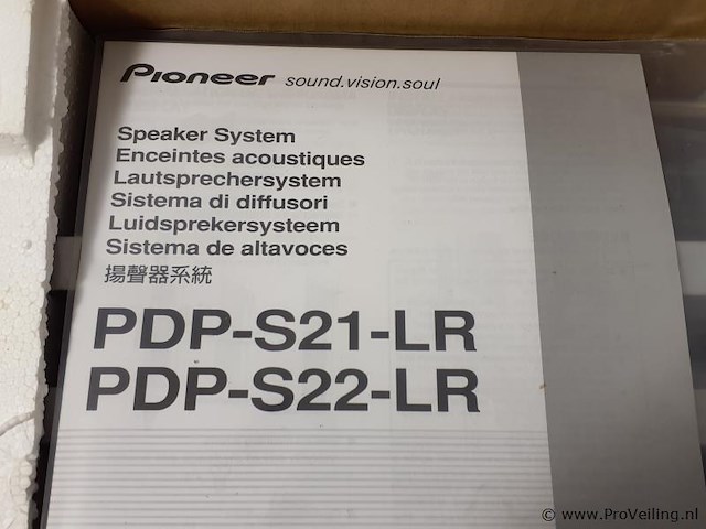 Luidsprekersysteem pioneer pdp-s22-lr - afbeelding 7 van  8