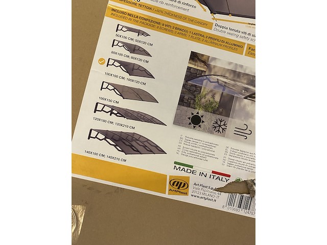 Luifel, pensilina - afbeelding 3 van  4