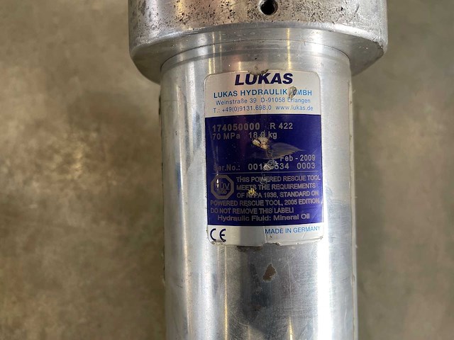 Lukas - r 422 - jaws of life hydraulische telescopische reddingscilinder/ stemel - afbeelding 3 van  5