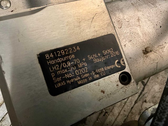 Lukas lh2/0,9-70 hydraulische hogedruk handpomp (5x) - afbeelding 6 van  6