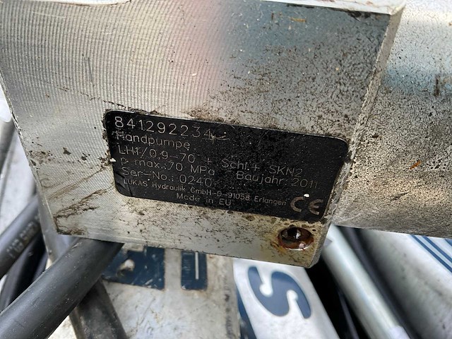 Lukas lh2/0,9-70 hydraulische hogedruk handpomp (63x) - afbeelding 6 van  6