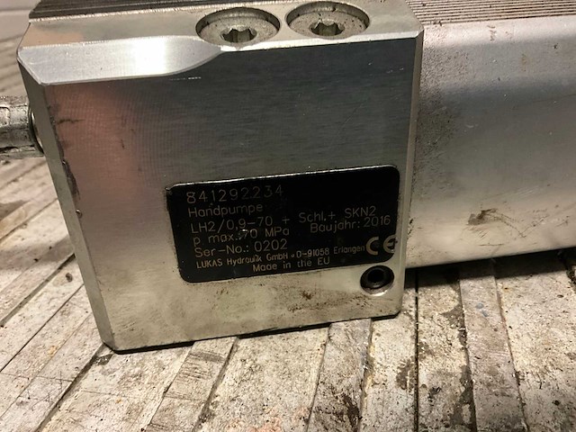 Lukas lh2/0,9-70 hydraulische hogedruk handpomp - afbeelding 5 van  5